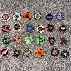 Harley-Davidson Poker Chip Lot - 24 Chips